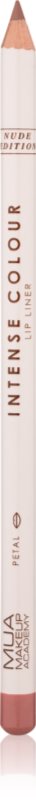 MUA Makeup Academy Intense Colour Nude Edition creion de buze cu trasare precisă
