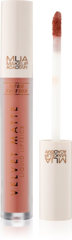 MUA Makeup Academy Velvet Matte Nude Edition ruj lichid mat