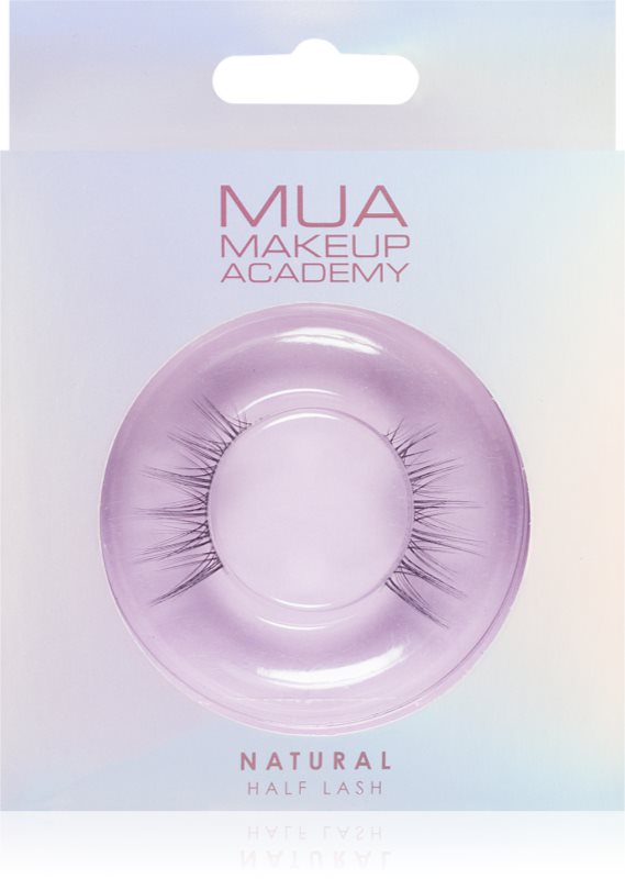 MUA Makeup Academy Half Lash Natural gene false 2 buc