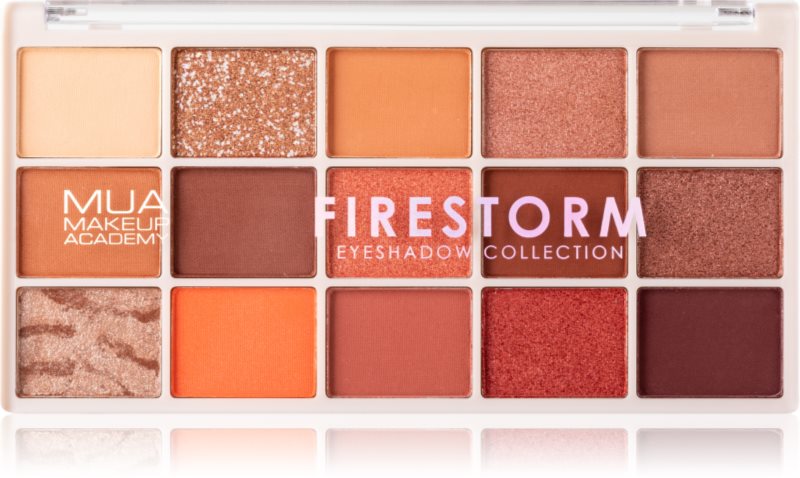 MUA Makeup Academy Eyeshadow Collection 15 Shade Palette paletă cu farduri de ochi