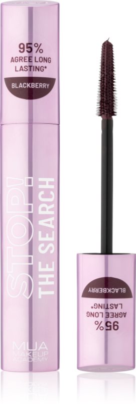 MUA Makeup Academy Stop The Search mascaral de lunga durata culoare Black 12 ml