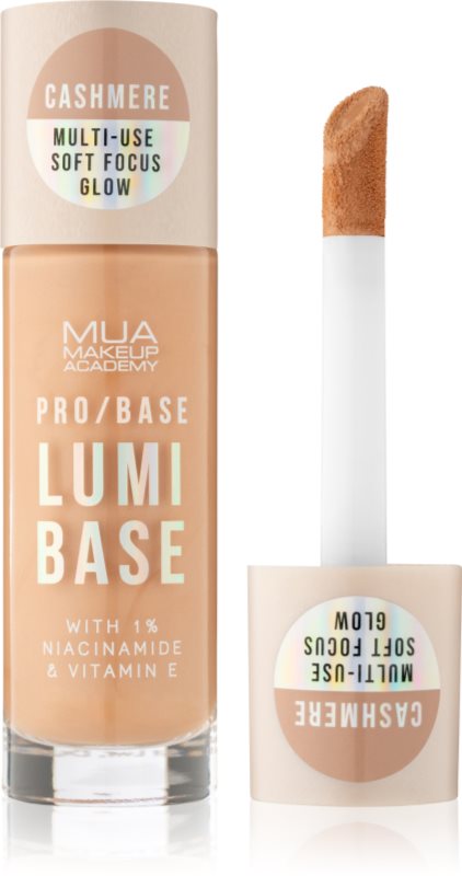 MUA Makeup Academy PRO/BASE Lumi Base baza de machiaj iluminatoare culoare Cashmere (Warm) 33 ml