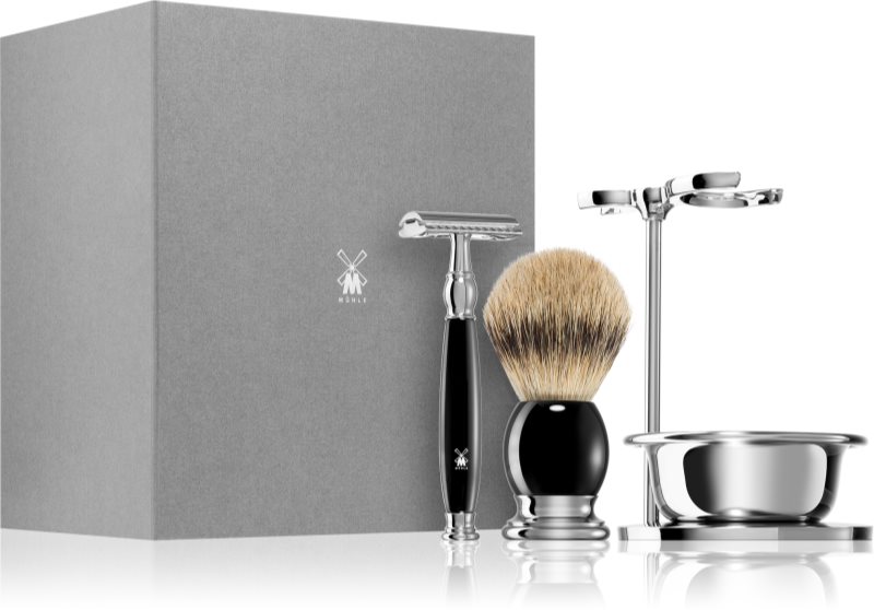 Mühle SOPHIST Black Silvertip Badger set de bărbierit