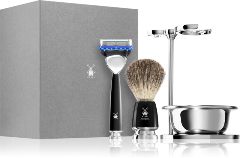 Mühle RYTMO Black Pure Badger Fusion set de bărbierit 1 buc