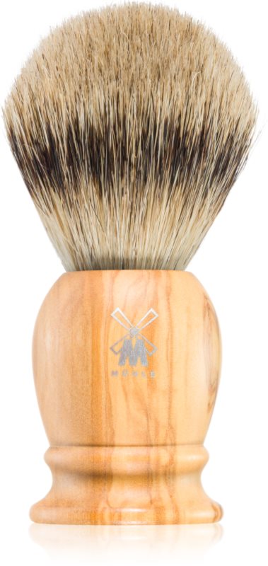 Mühle CLASSIC Silvertip Badger Olive Wood pamatuf pentru ras din par de bursuc 1 buc