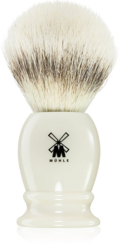 Mühle Silvertip Fibre Ivory Resin Pamatuf pentru barbierit Medium 1 buc