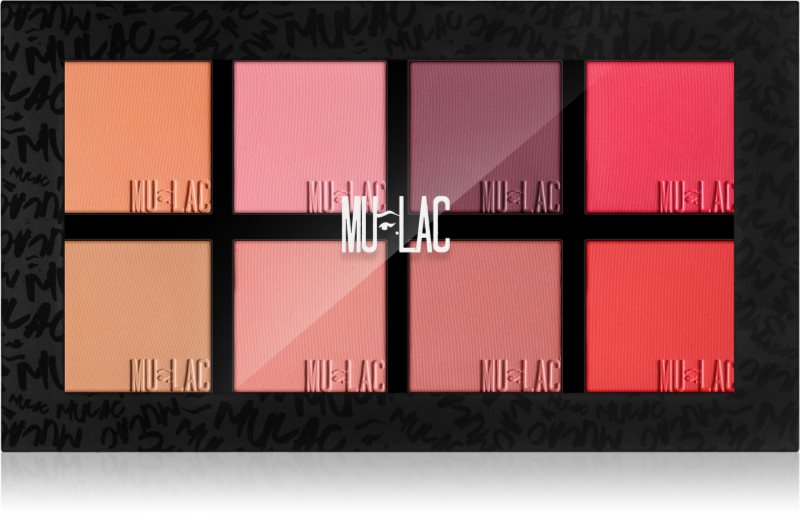 Mulac Cosmetics Moody Blushes paleta fard de obraz 8x6 g