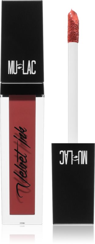 Mulac Cosmetics Velvet Ink ruj de buze lichid, mat și de lungă durată