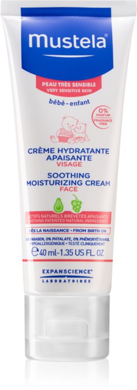 Mustela Bébé crema calmanta si hidratanta pentru nou-nascuti si copii 40 ml