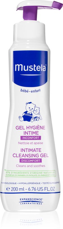 Mustela Bébé gel calmant pentru igiena intimă pentru copii 200 ml