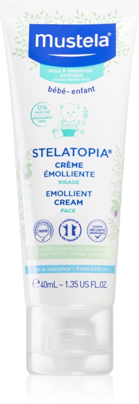 Mustela Bébé Stelatopia cremă de față pentru fermitate pentru nou-nascuti si copii 40 ml