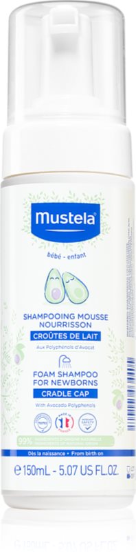 Mustela Bébé sampon pentru copii crusta de lapte 150 ml