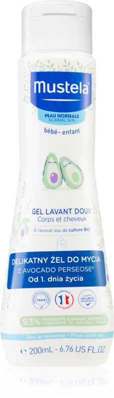 Mustela Bébé Bain gel pentru corp si par pentru copii