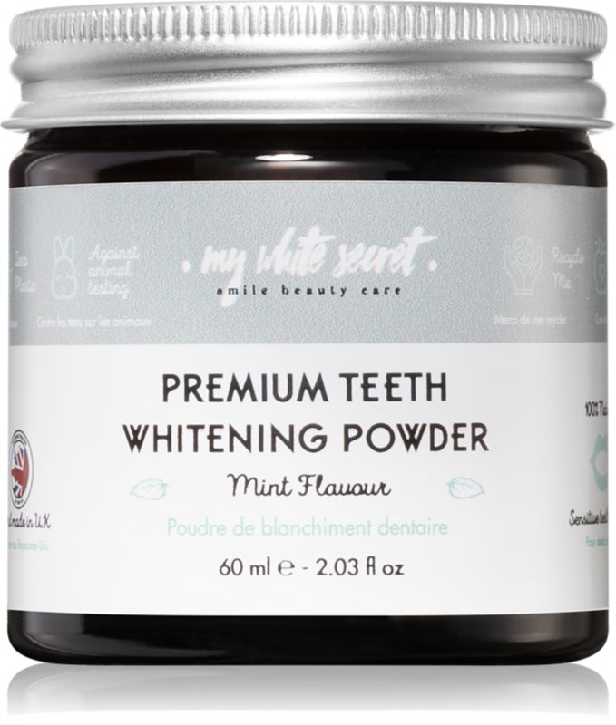 My White Secret Whitening Powder pudra pentru albirea dintilor pentru dinti sensibili 60 ml