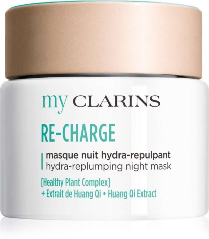 Clarins My Clarins Re-Charge Hydra-Replumping Night Mask masca energizanta pentru piele pentru o piele radianta 50 ml
