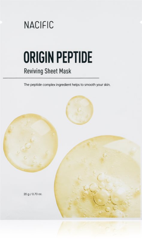 Nacific Origin Peptide Mask Pack masca faciala pentru fermitate cu efect de hidratare 1 buc