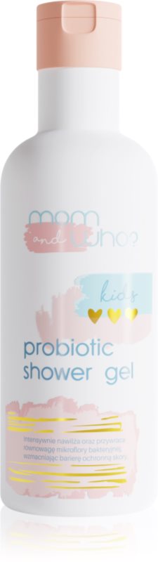 Nacomi Mom & Who Kids gel de duș cu probiotice pentru copii 250 ml