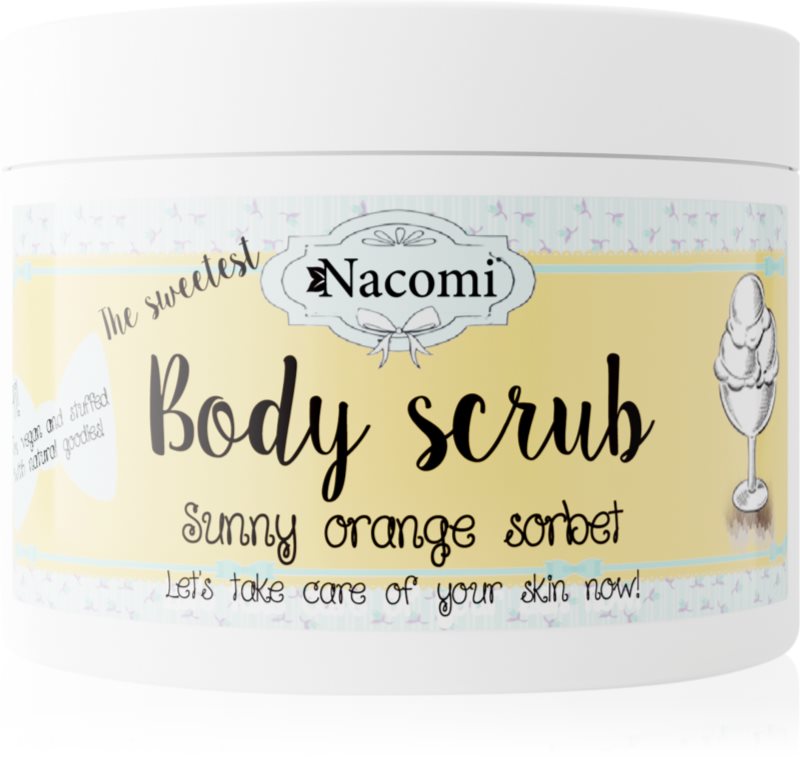 Nacomi The Sweetest Sunny Orange Sorbet exfoliant pentru corp 200 g