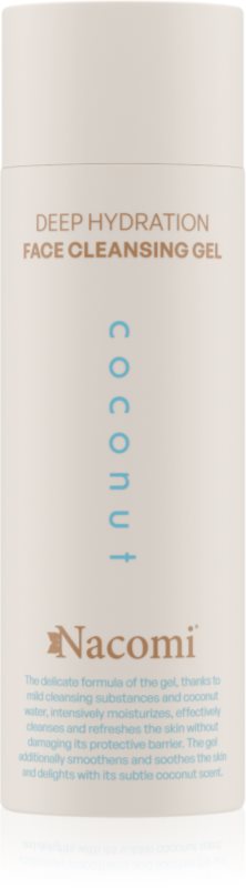 Nacomi Deep hydration gel de curățare Coconut 140 ml