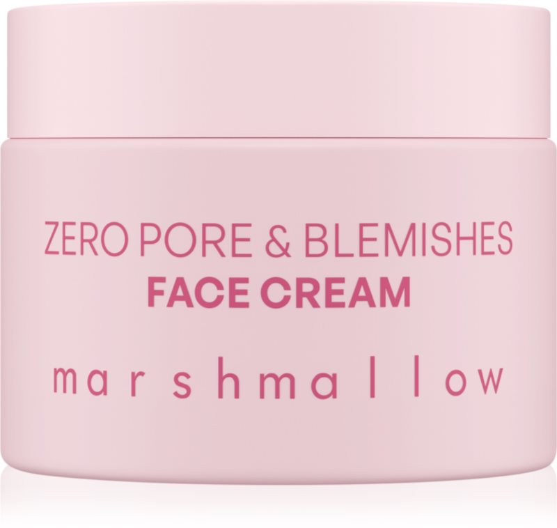 Nacomi Zero Pore & Blemishes cremă pentru față impotriva imperfectiunilor pielii MARSHMALLOW 40 ml