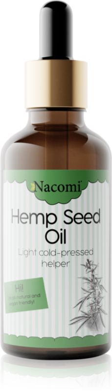 Nacomi Light Cold-Pressed Helper ulei de cannabis pipeta 50 ml