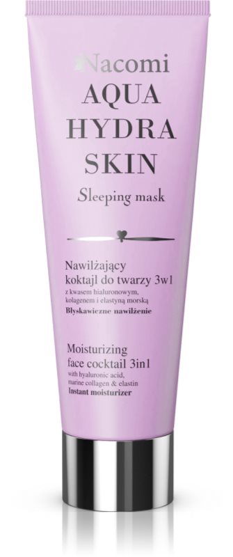 Nacomi Aqua Hydra Skin masca hidratanta pentru noapte 85 ml
