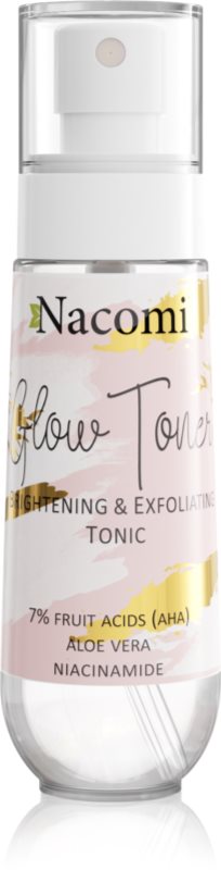 Nacomi Glow Toner solutie tonica cu efect de iluminare Cu AHA Acizi 80 ml