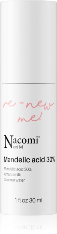 Nacomi Next Level Re-New Me ser exfoliant de netezire Mandelic Acid 30% 30 ml