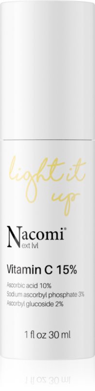 Nacomi Next Level Light It Up ser stralucire cu vitamina C 30 ml