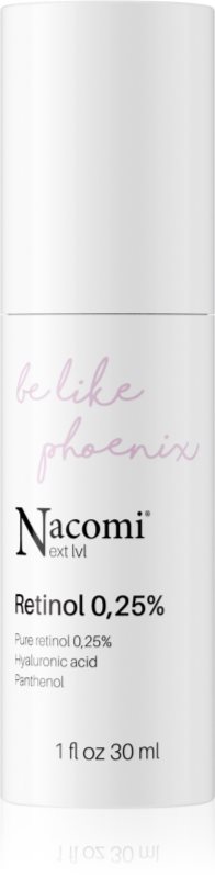 Nacomi Next Level Be Like Phoenix ser impotriva ridurilor Retinol 0,25 % 30 ml