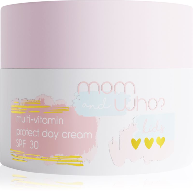 Nacomi Mom & Who Kids crema cu multivitamine SPF 30 pentru copii 50 ml