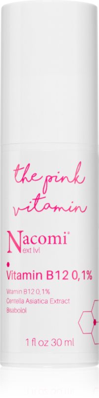 Nacomi Next Level The Pink Vitamin ser fortifiant pentru piele sensibilă 30 ml