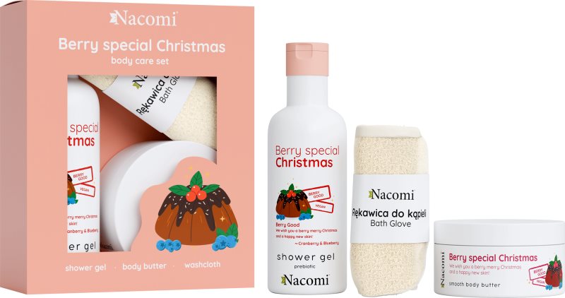 Nacomi Berry Special Christmas set cadou pentru corp