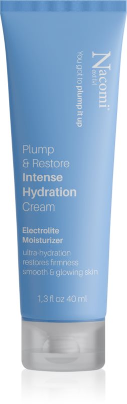 Nacomi Next Level Plump & Restore crema pentru refacerea umiditatii pentru strălucirea și netezirea pielii 40 ml