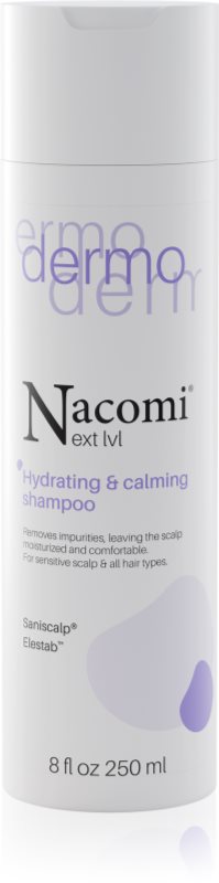 Nacomi Next Level Dermo Hydrating & calming shampoo Sampon hidratant si calmant 250 ml