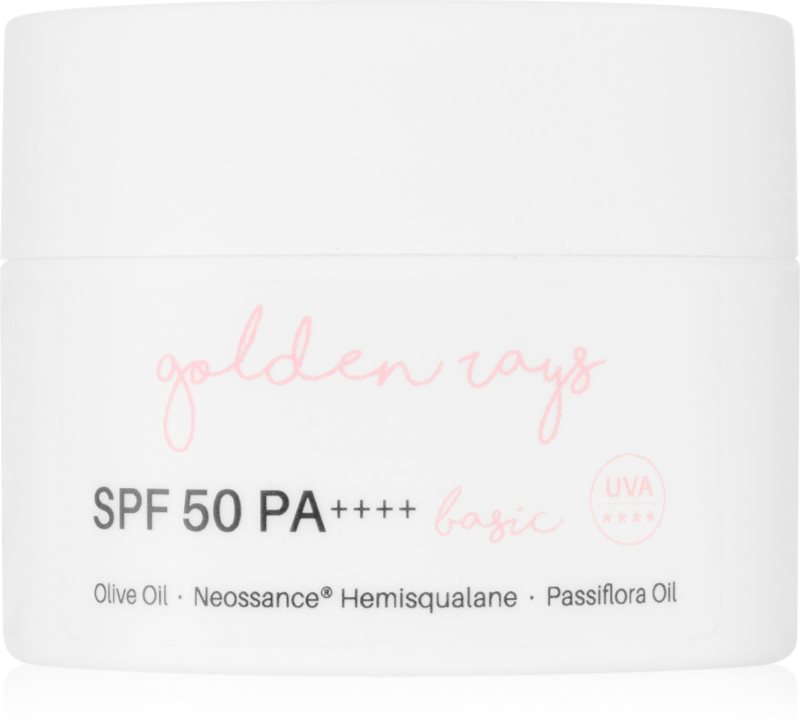 Nacomi Next Level Golden Rays crema de zi hidratanta SPF 50 holiday 50 ml
