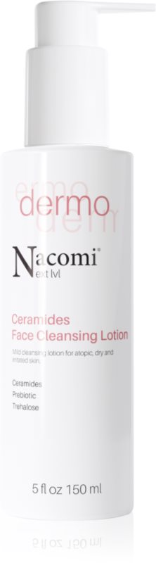 Nacomi Next Level Dermo lapte pentru curatare pentru piele uscata si iritata 150 ml