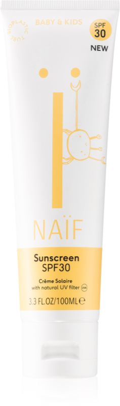 Naif Baby & Kids Sunscreen SPF 30 protectie solara pentru copii SPF 30 100 ml