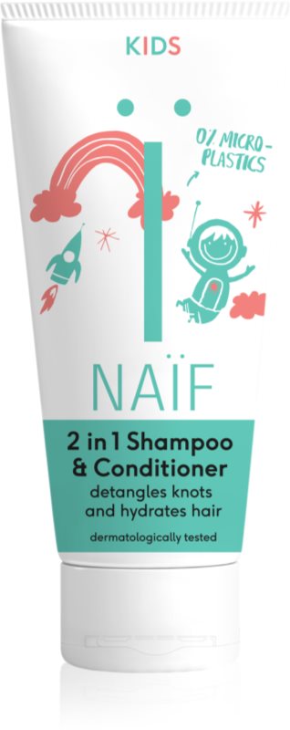 Naif Kids Shampoo & Conditioner sampon si balsam 2 in 1 pentru copii 200 ml