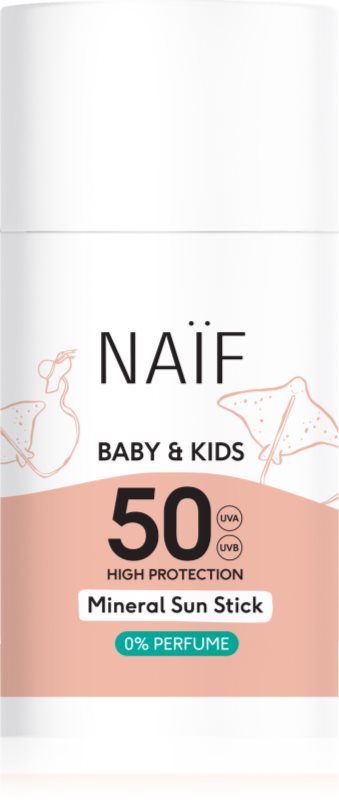 Naif Baby & Kids Mineral Sun Stick stick plaja SPF 50 36 g