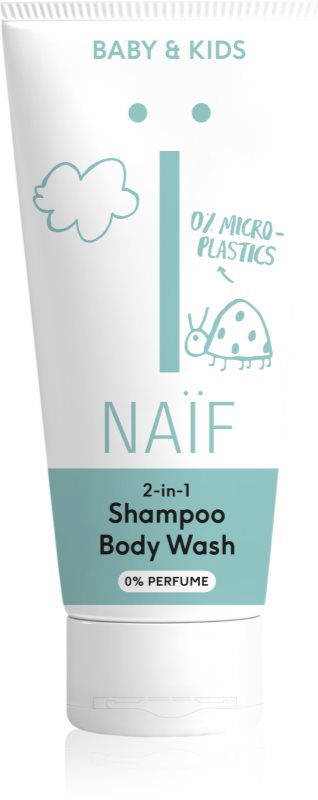 Naif Baby & Kids 2-in-1 gel si sampon pentru bebelusi fara parfum