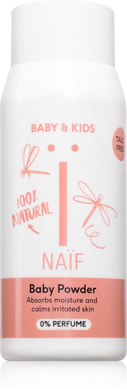 Naif Baby & Kids Baby Powder pulbere fina pentru pielea bebelusului 80 g