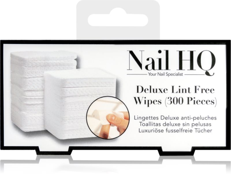 Nail HQ Deluxe Lint Free Wipes dischete demachiante pentru unghii 300 buc
