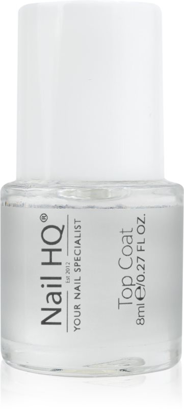 Nail HQ Essentials Top Coat lac de unghii/parte sus fără utilizarea lămpii UV/LED 8 ml