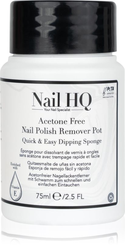 Nail HQ Acetone Free dizolvant pentru oja fara acetona 75 ml