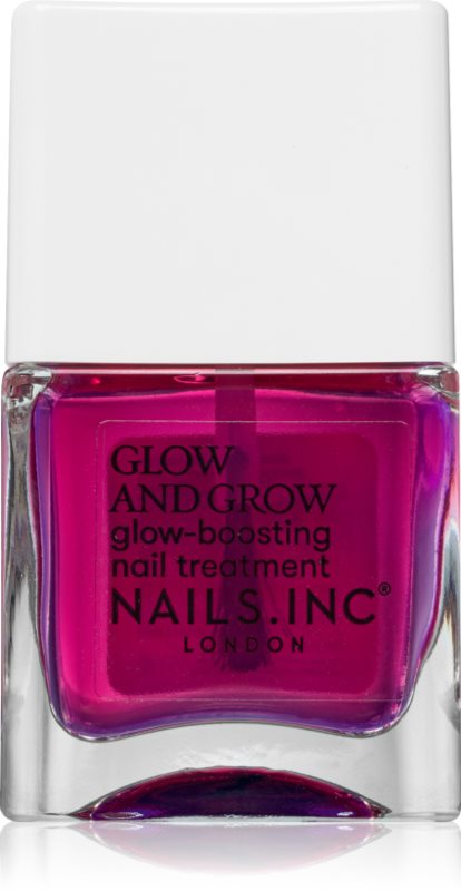 Nails Inc. Glow and Grow Nail Growth Treatment lac pentru intarirea unghiilor 14 ml