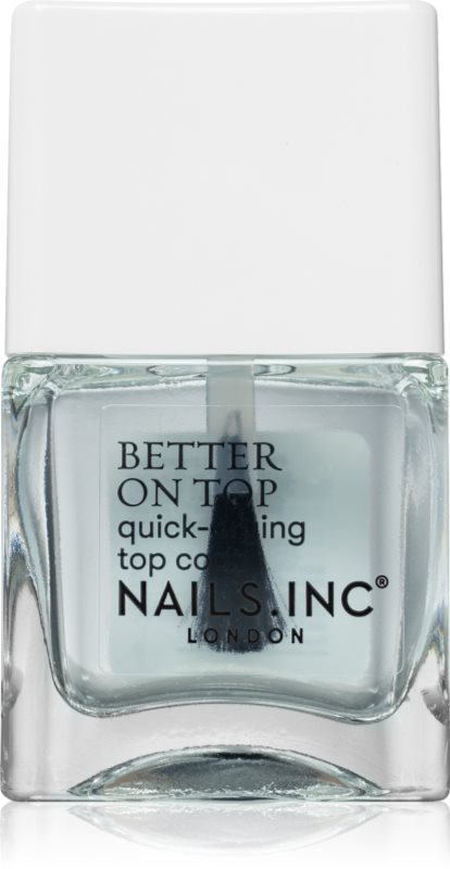 Nails Inc. Better on Top Lac pentru protejarea ojei cu efect de stralucire 14 ml