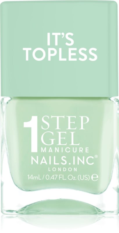 Nails Inc. It’s Topless lac de unghii sub forma de gel pentru un efect de lunga durata