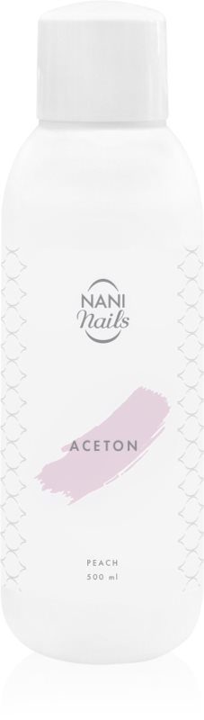 NaniNails NANI Peach acetonă pentru a îndepărta gelul de pe unghii