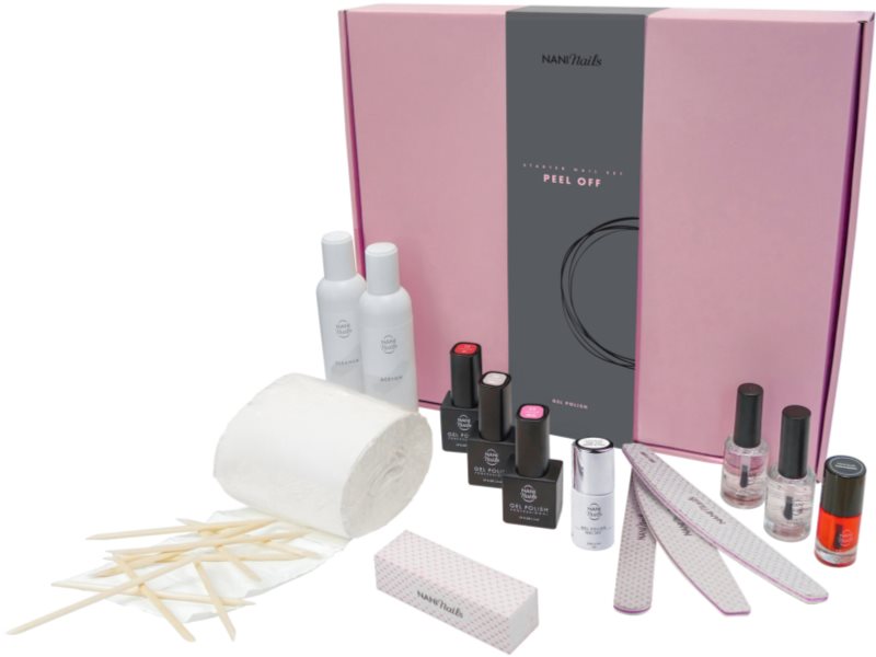 NaniNails Peel Off set cadou pentru unghii pentru femei
